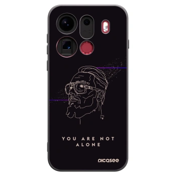 Picasee silikonový černý obal pro OPPO Find X9 Pro - You are not alone