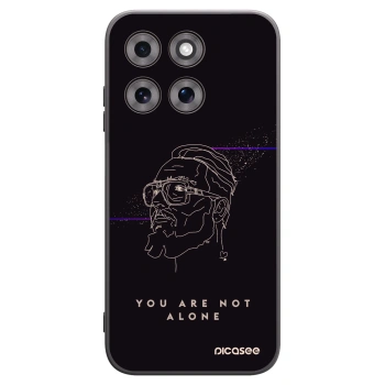 Picasee silikonový černý obal pro Motorola Moto G77 - You are not alone