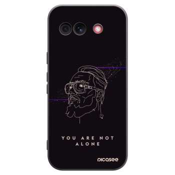 Picasee silikonový černý obal pro Google Pixel 10a - You are not alone