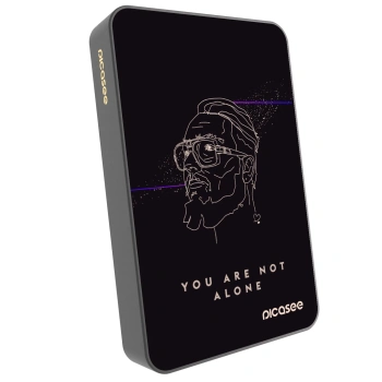 Picasee Powerbanka s MagSafe 10 000 mAh Šedá - You are not alone