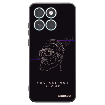 Picasee silikonový černý obal pro Motorola Edge 70 Fusion - You are not alone