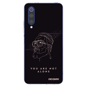 Picasee silikonový průhledný obal pro Xiaomi Mi 9 SE - You are not alone