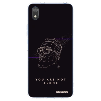 Picasee silikonový průhledný obal pro Xiaomi Redmi 7A - You are not alone