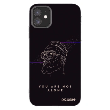 Picasee silikonový průhledný obal pro Apple iPhone 11 - You are not alone
