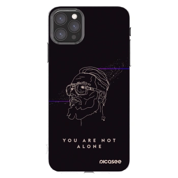 Picasee silikonový průhledný obal pro Apple iPhone 11 Pro Max - You are not alone
