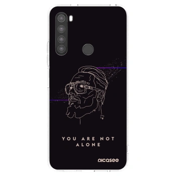 Picasee silikonový průhledný obal pro Xiaomi Redmi Note 8 - You are not alone