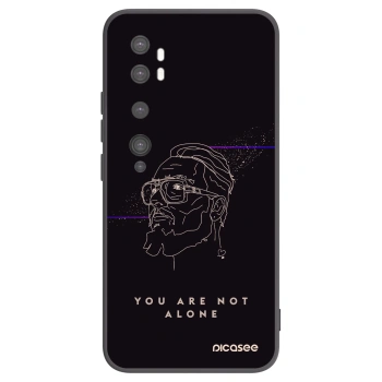 Picasee silikonový černý obal pro Xiaomi Mi Note 10 (Pro) - You are not alone