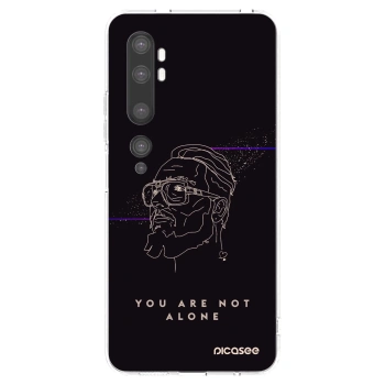 Picasee silikonový průhledný obal pro Xiaomi Mi Note 10 (Pro) - You are not alone