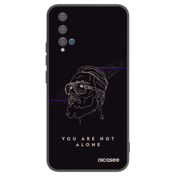 Picasee silikonový černý obal pro Huawei Nova 5T - You are not alone