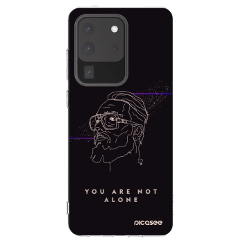 Picasee silikonový průhledný obal pro Samsung Galaxy S20 Ultra 5G G988F - You are not alone