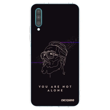 Picasee silikonový průhledný obal pro Samsung Galaxy A30s A307F - You are not alone