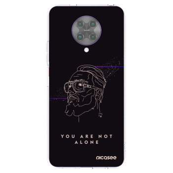 Picasee silikonový průhledný obal pro Xiaomi Poco F2 Pro - You are not alone