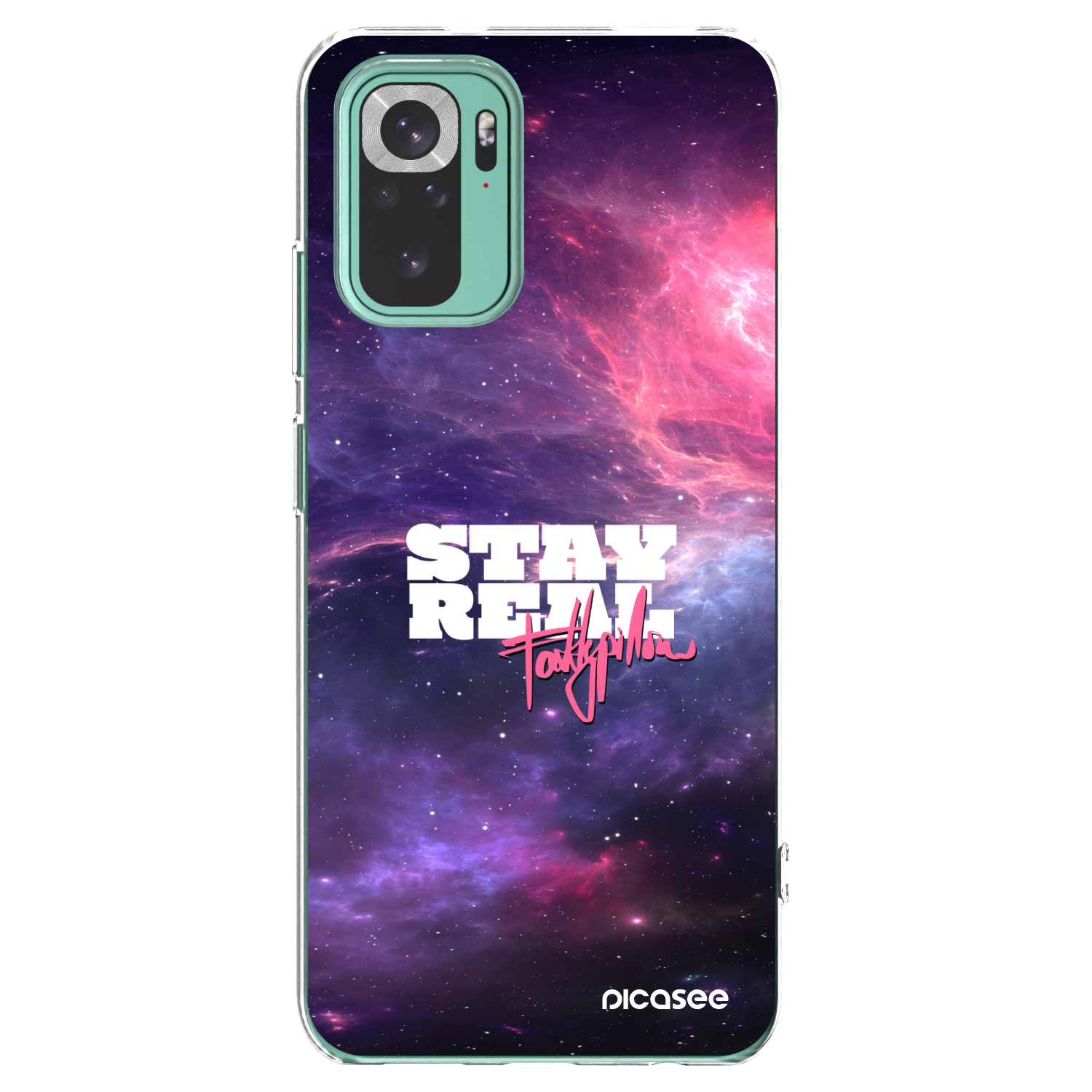 Picasee silikonový průhledný obal pro Xiaomi Redmi Note 10 Pro - Stay Real