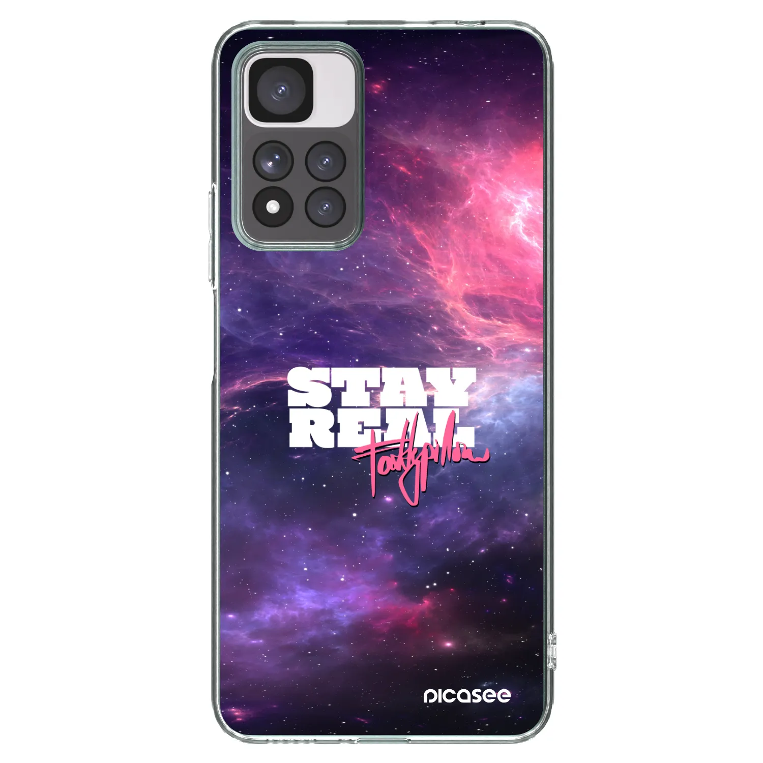 Picasee silikonový průhledný obal pro Xiaomi Redmi Note 11 Pro+ 5G - Stay Real