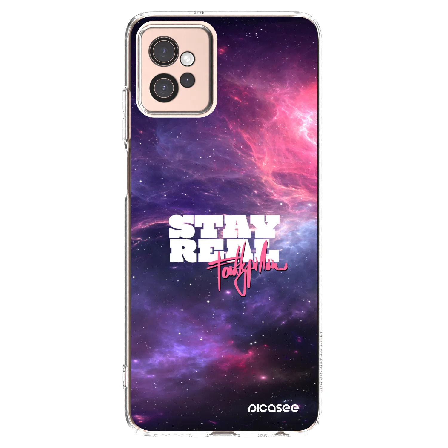 Picasee silikonový průhledný obal pro Motorola Moto G32 - Stay Real