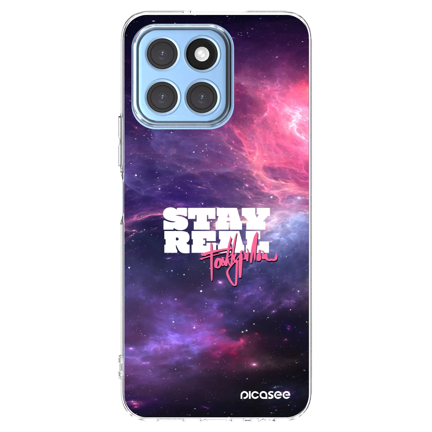 Picasee silikonový průhledný obal pro Honor X8 5G - Stay Real