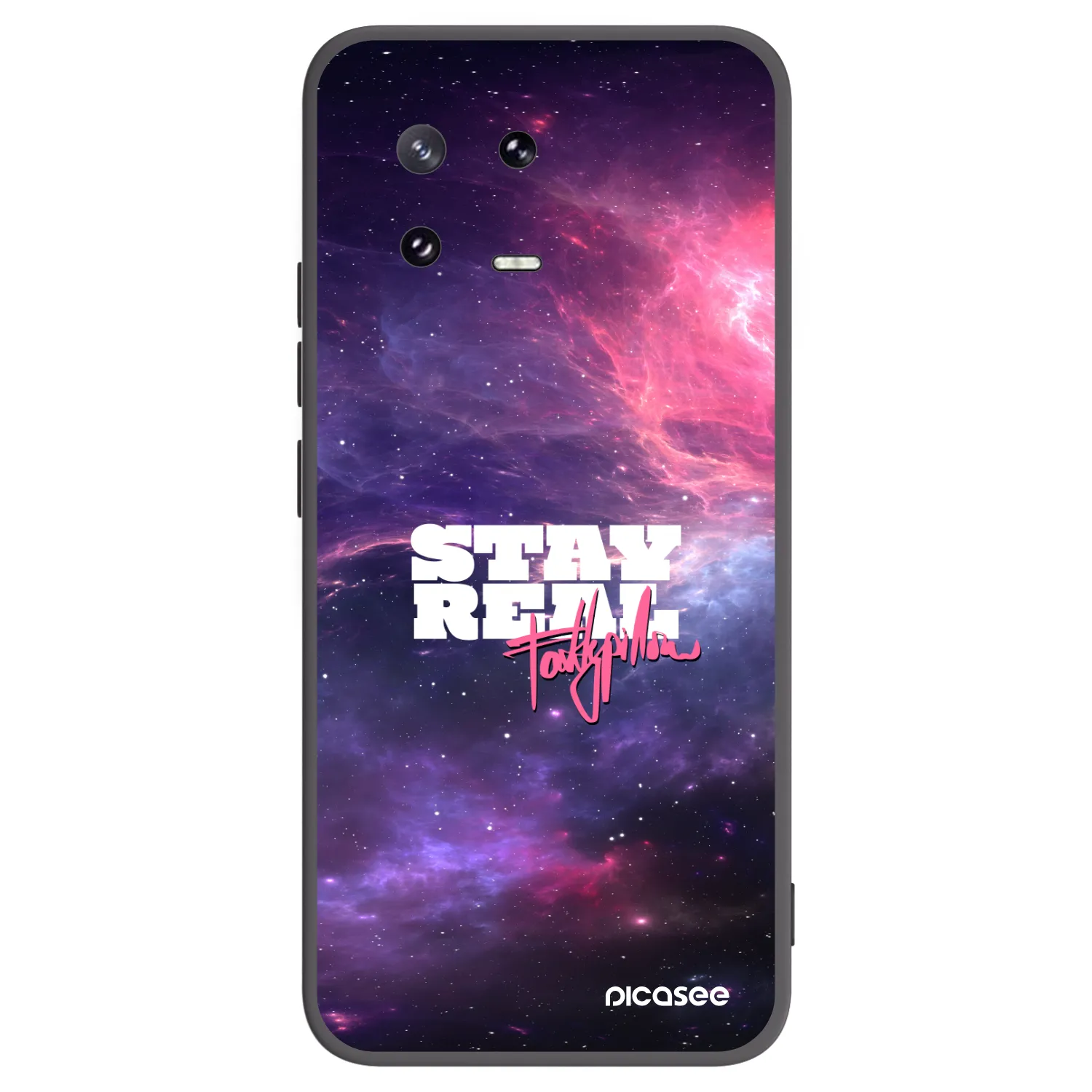 Picasee silikonový černý obal pro Xiaomi 13 Pro - Stay Real