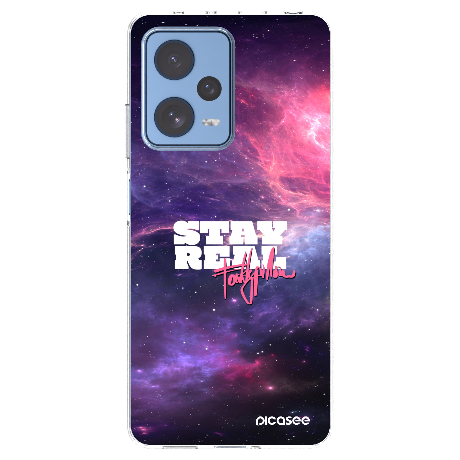 Picasee silikonový průhledný obal pro Xiaomi Redmi Note 12 Pro 5G - Stay Real