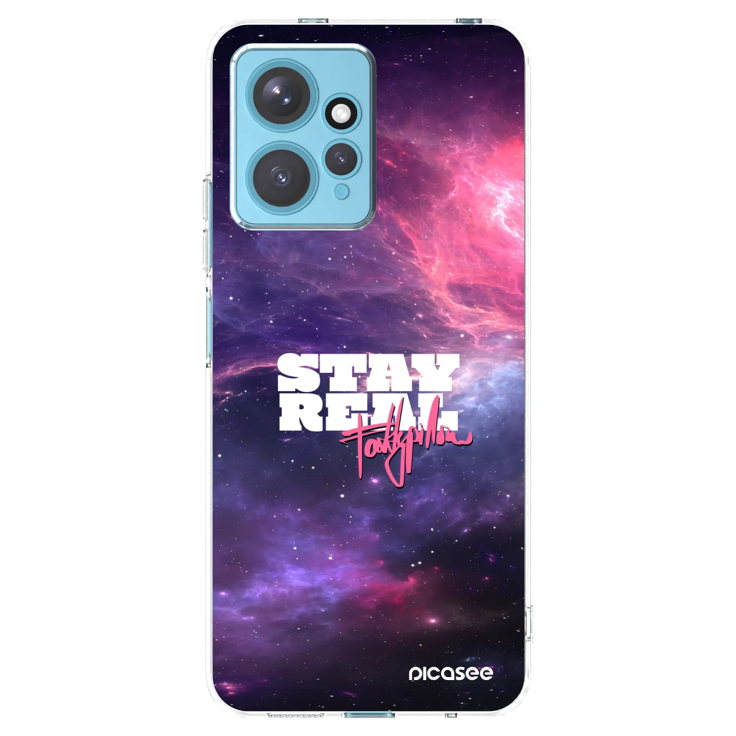 Picasee silikonový průhledný obal pro Xiaomi Redmi Note 12 4G - Stay Real