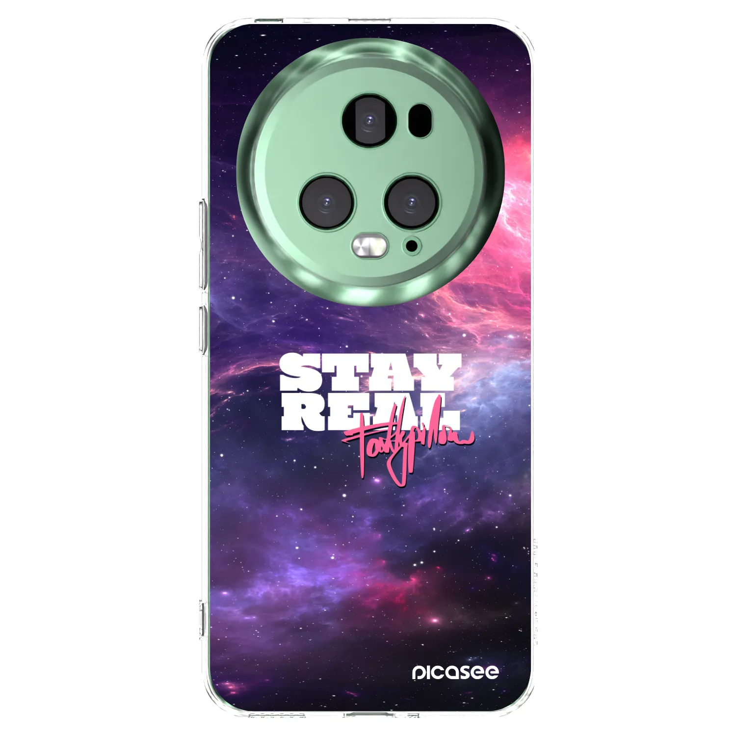 Picasee silikonový průhledný obal pro Honor Magic5 Pro - Stay Real