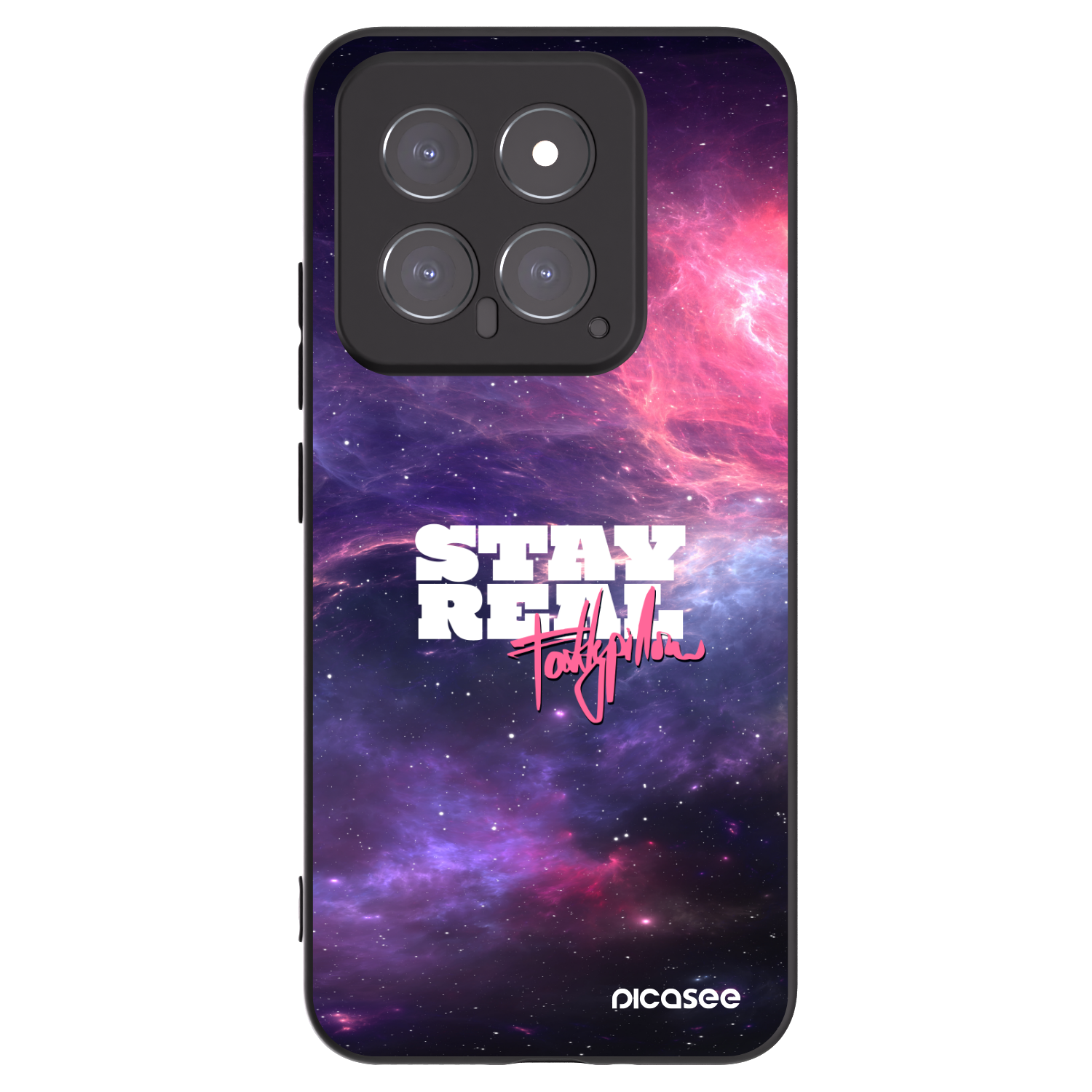 Picasee silikonový černý obal pro Xiaomi 14 - Stay Real