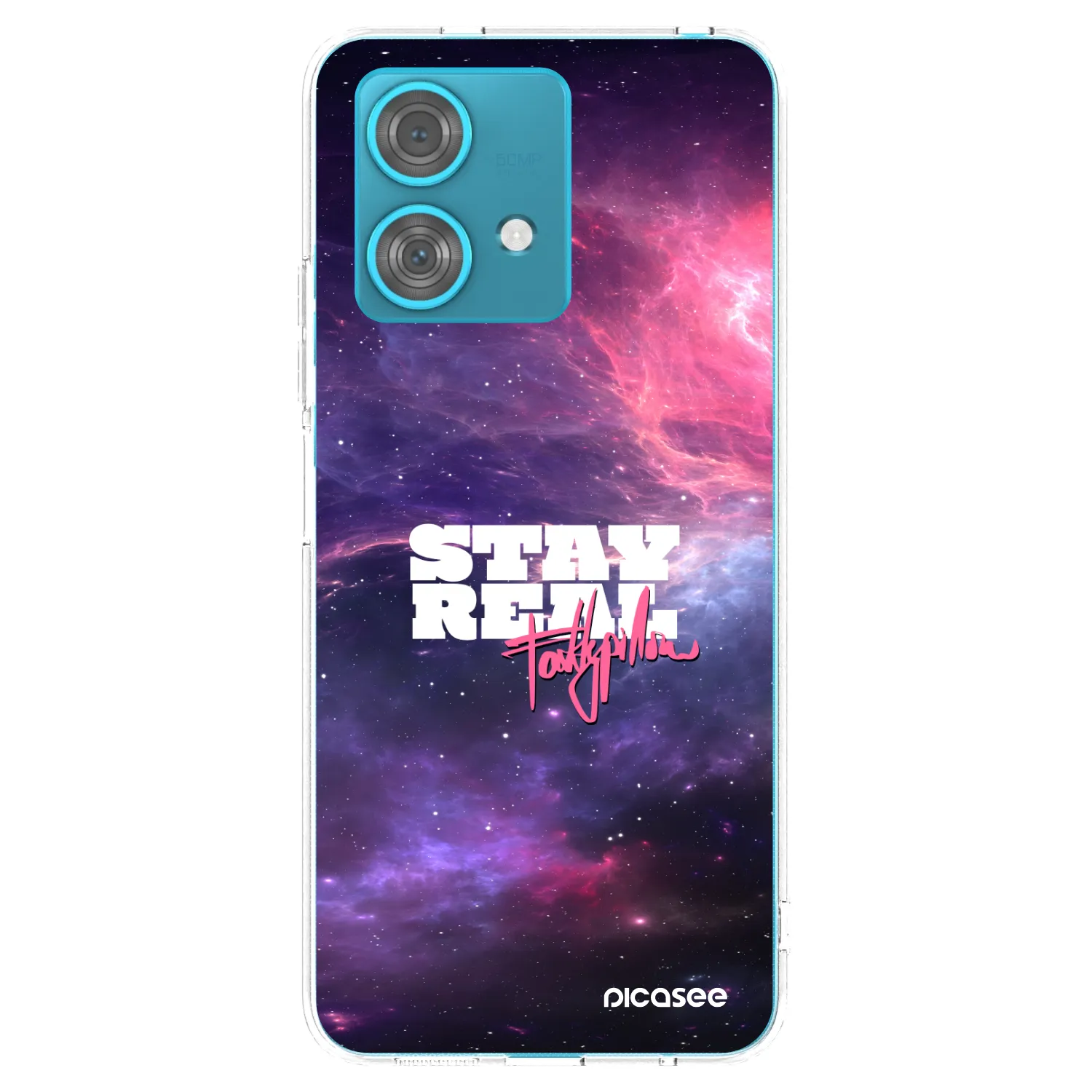 Picasee silikonový průhledný obal pro Motorola Edge 40 Neo - Stay Real