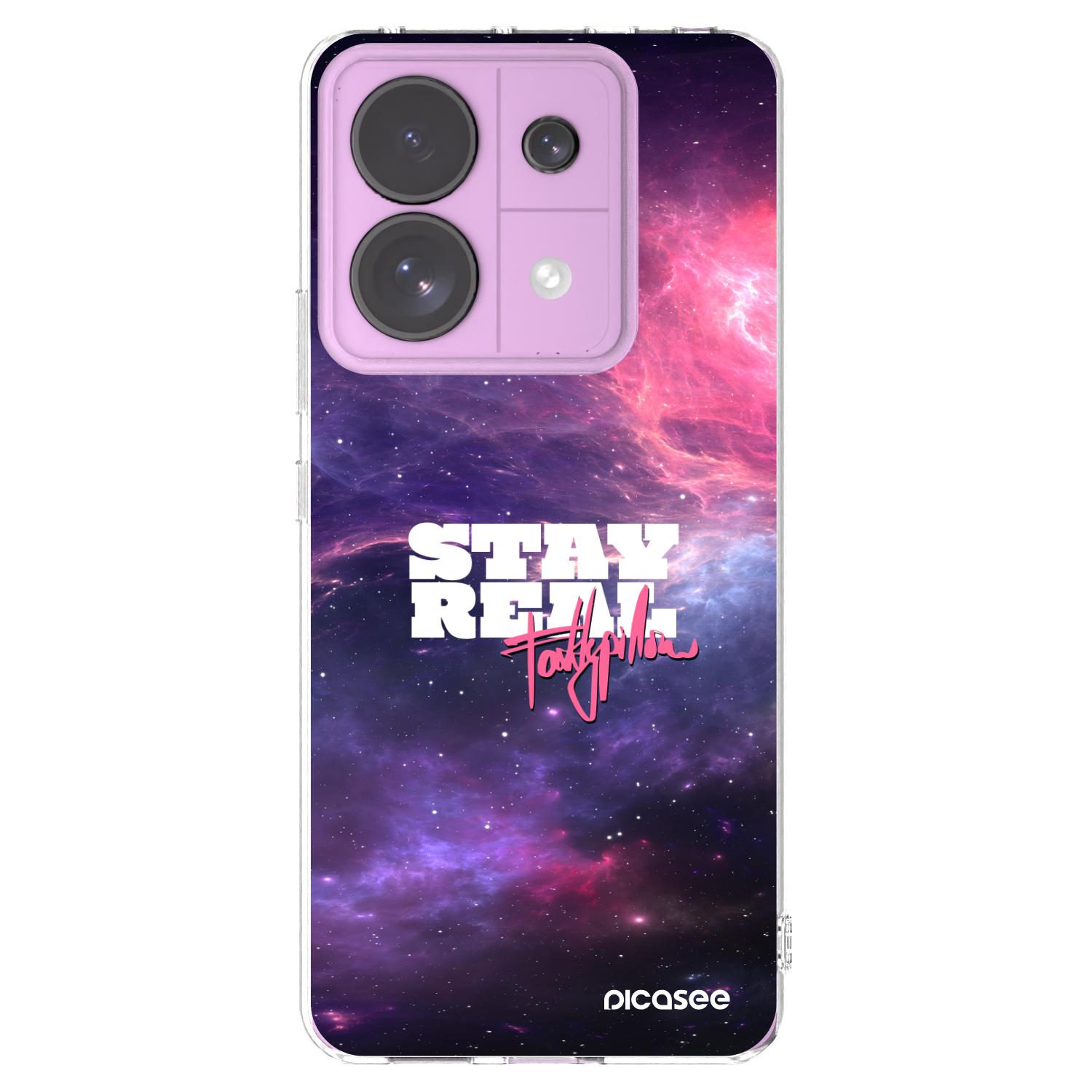 Picasee silikonový průhledný obal pro Xiaomi Redmi Note 13 Pro 5G - Stay Real