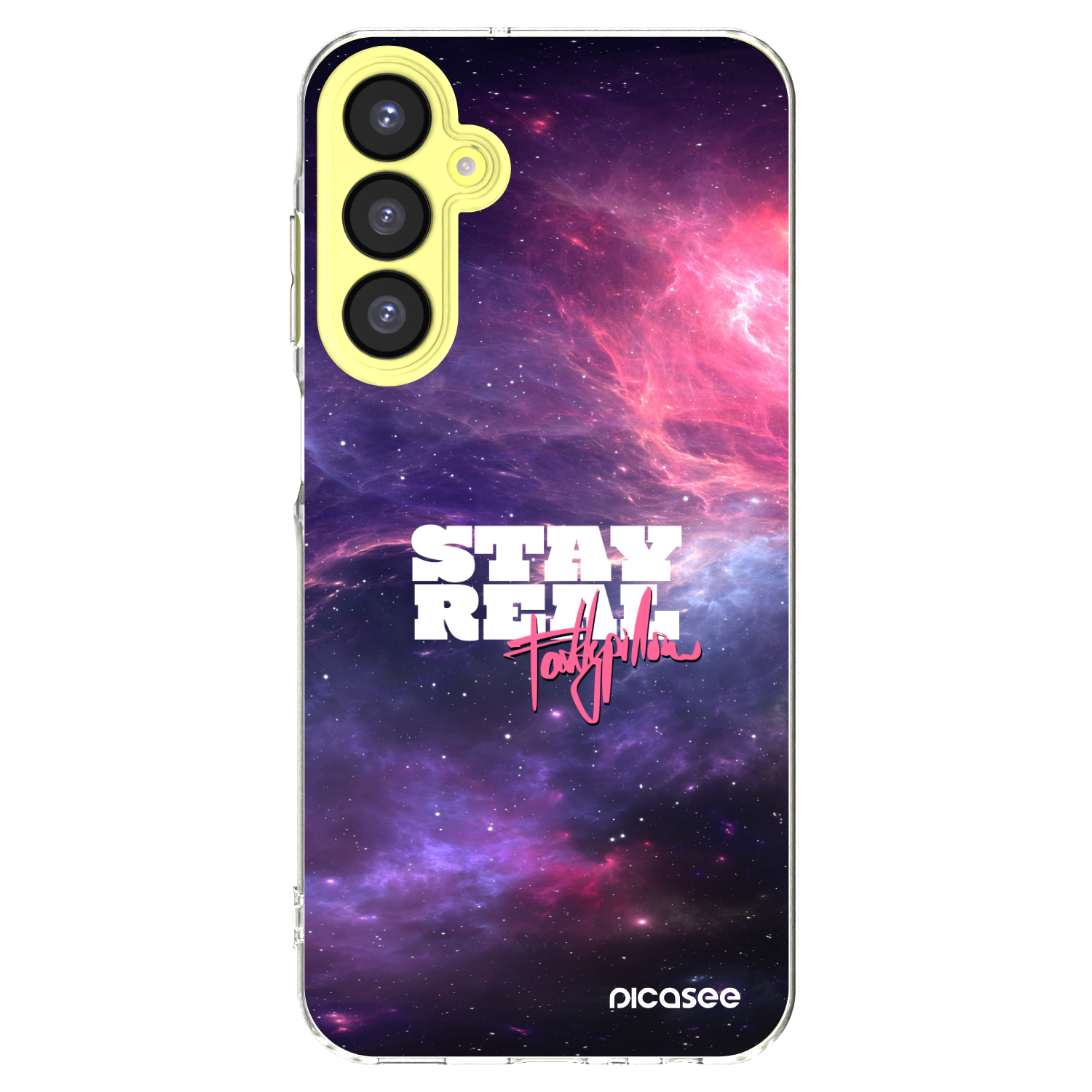 Picasee silikonový průhledný obal pro Samsung Galaxy A25 A256B 5G - Stay Real