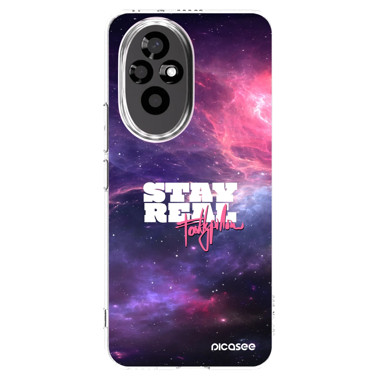 Picasee silikonový průhledný obal pro Honor 200 5G - Stay Real