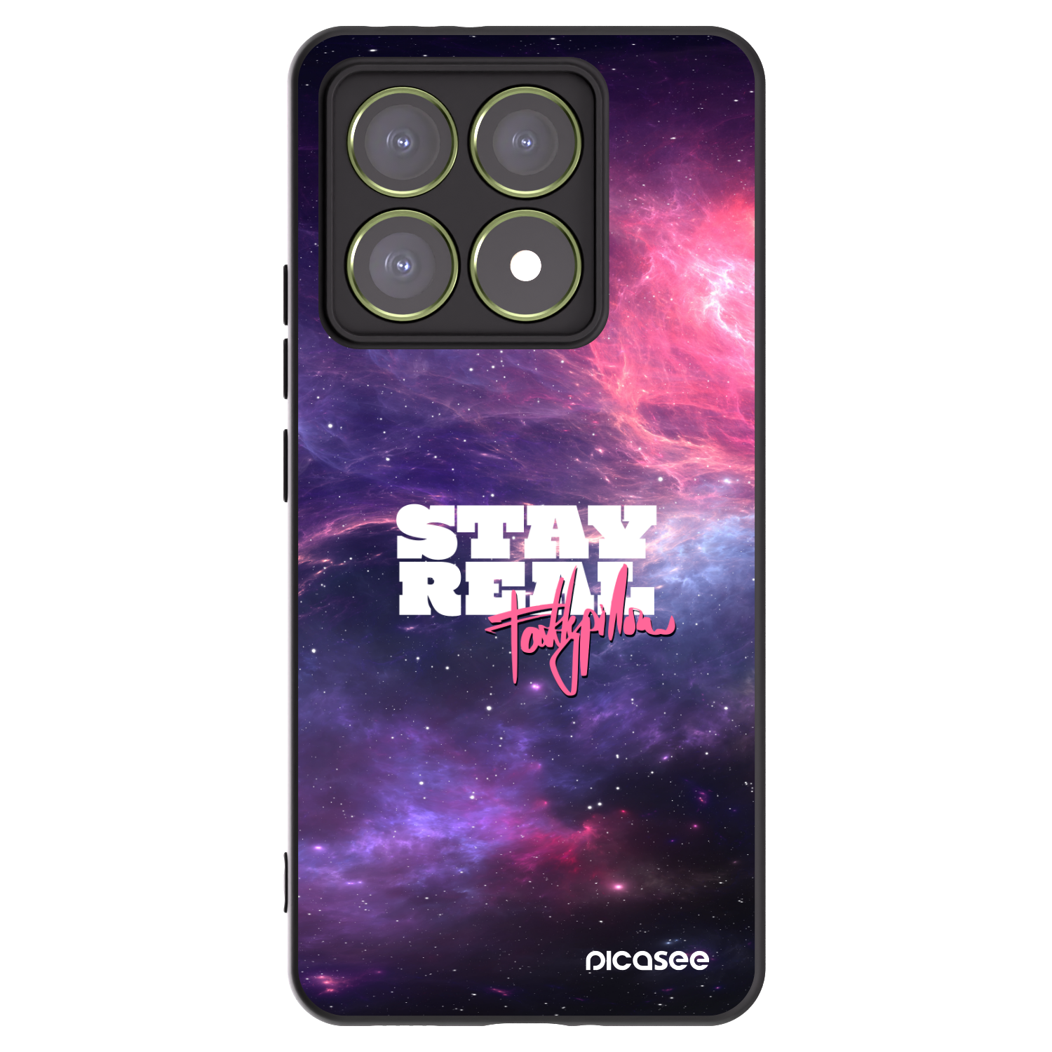 Picasee silikonový černý obal pro Xiaomi 14T - Stay Real