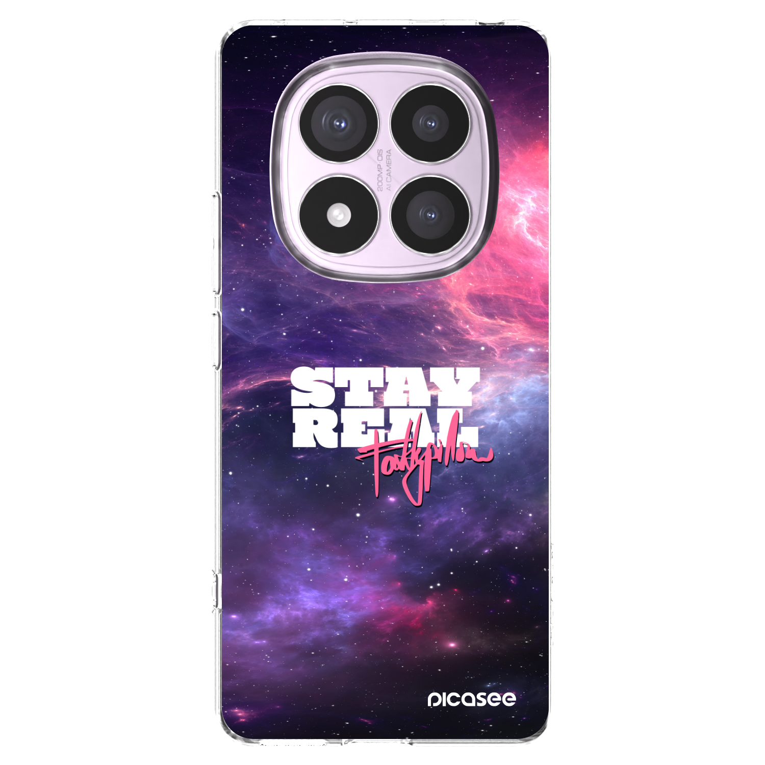 Picasee silikonový průhledný obal pro Xiaomi Redmi Note 14 Pro 5G - Stay Real