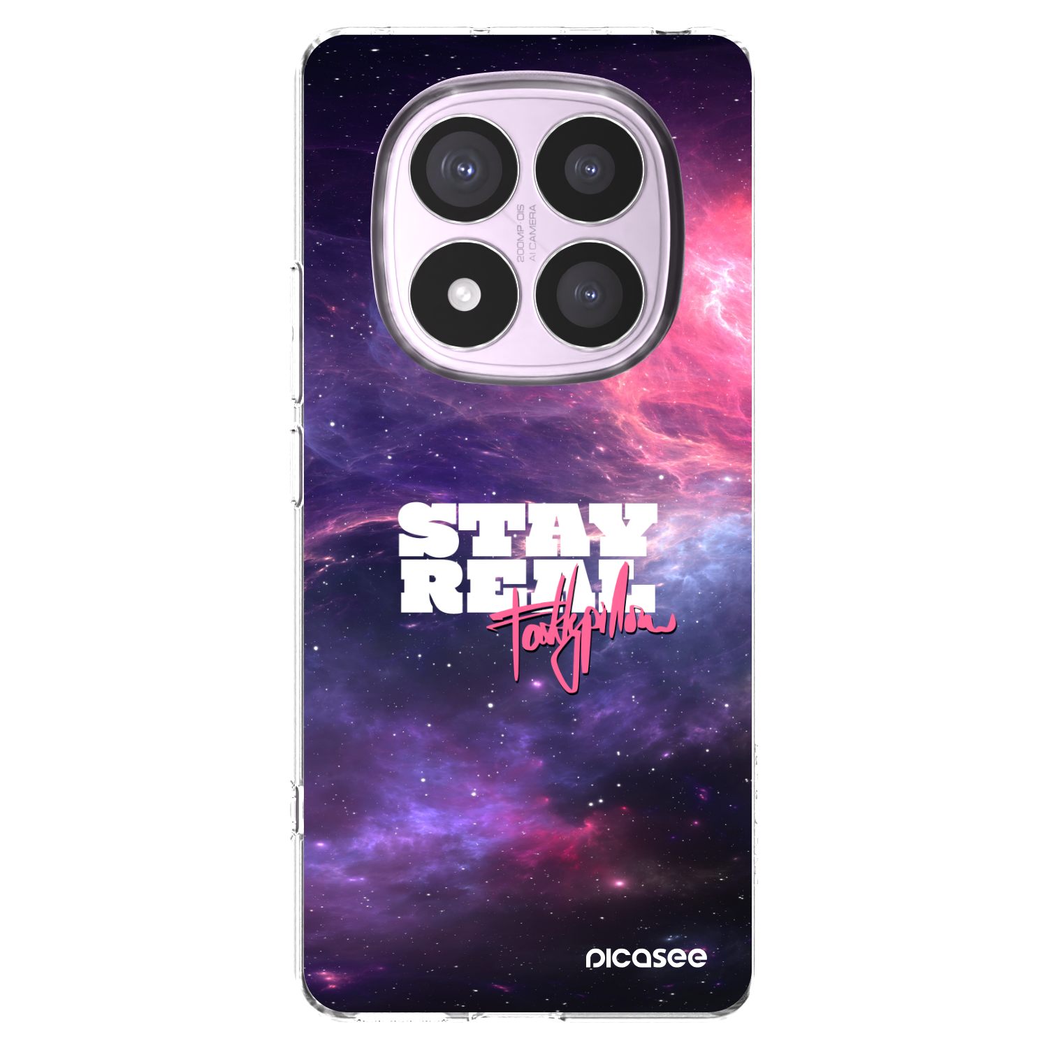 Picasee silikonový průhledný obal pro Xiaomi Redmi Note 14 Pro 4G - Stay Real