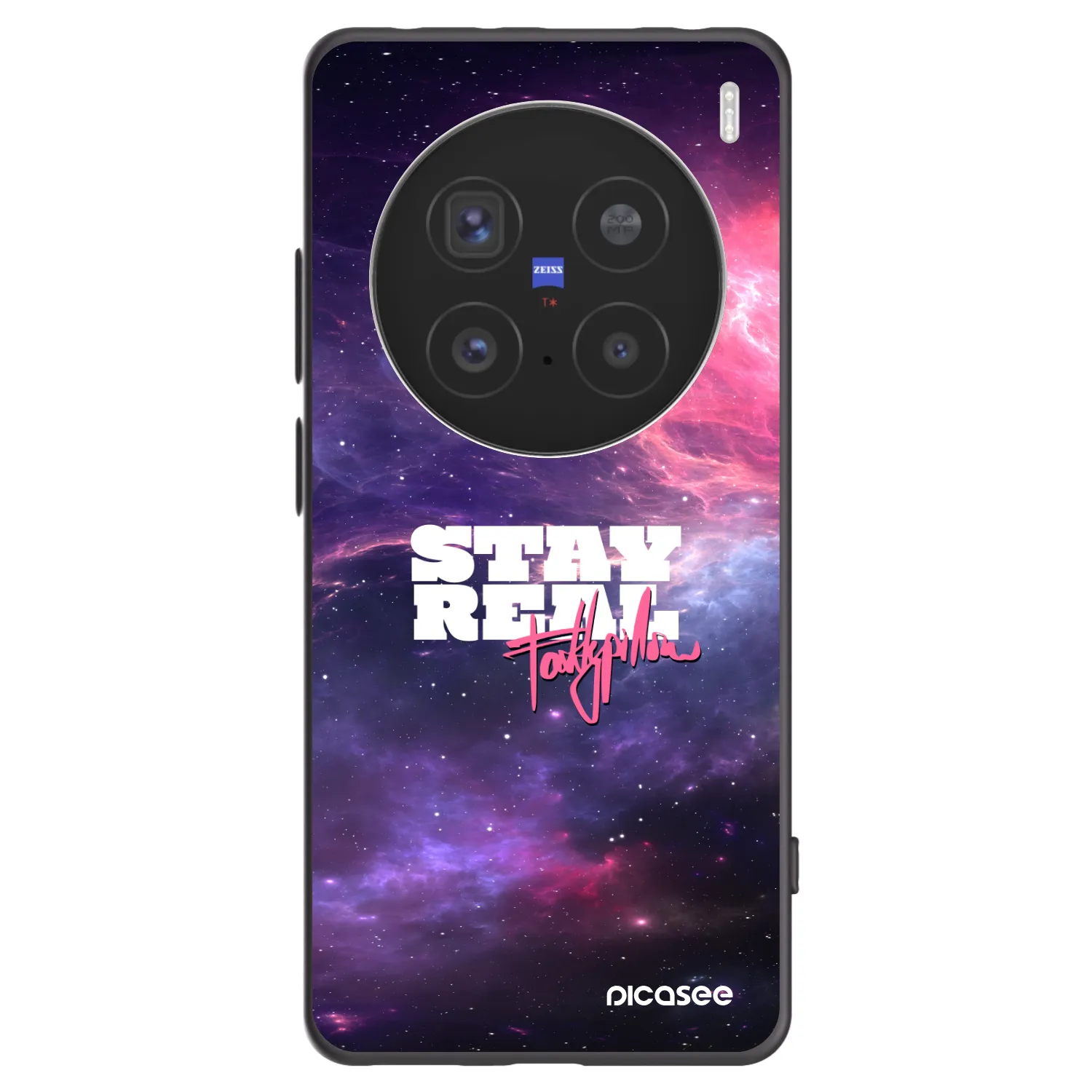 Picasee silikonový černý obal pro Vivo X200 Pro - Stay Real