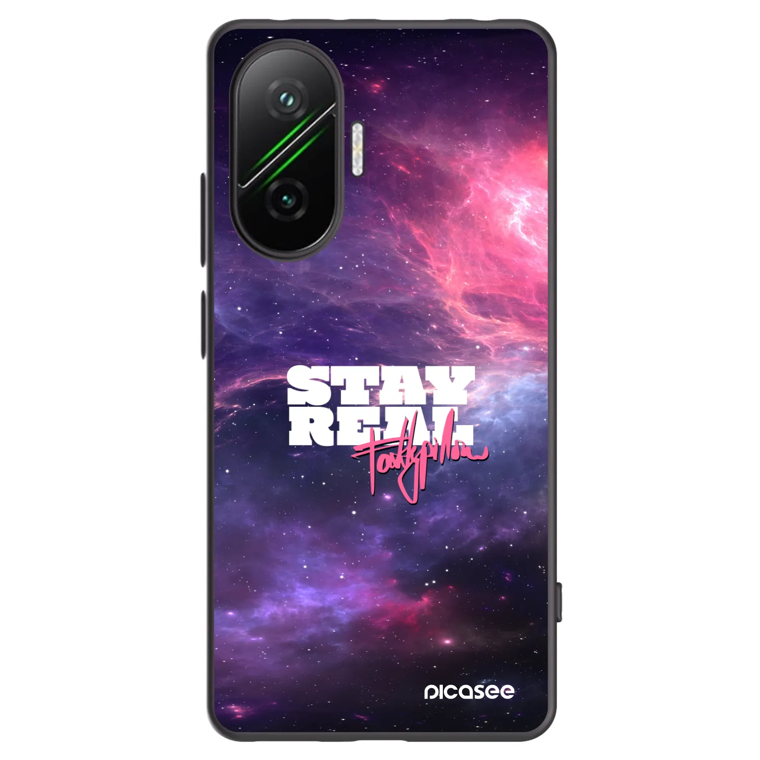 Picasee silikonový černý obal pro Xiaomi Poco F7 Pro 5G - Stay Real