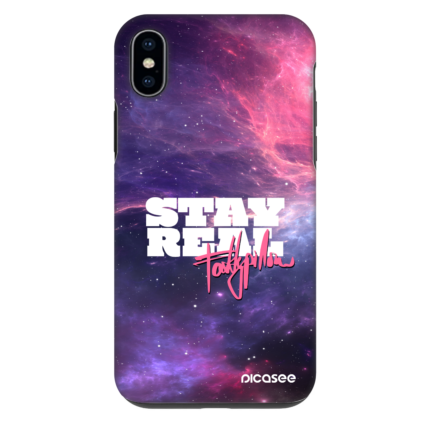 Picasee Fashion Case pro Apple iPhone XS Max - Stay Real