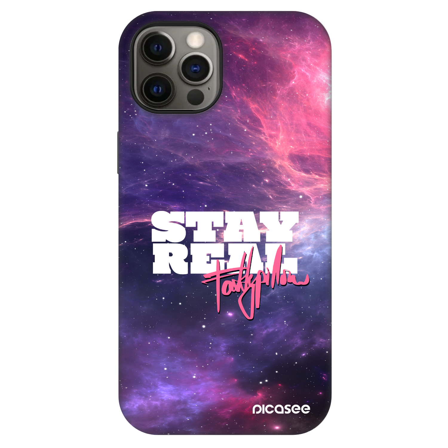 Picasee Fashion Case MagSafe Apple iPhone 12 - Stay Real