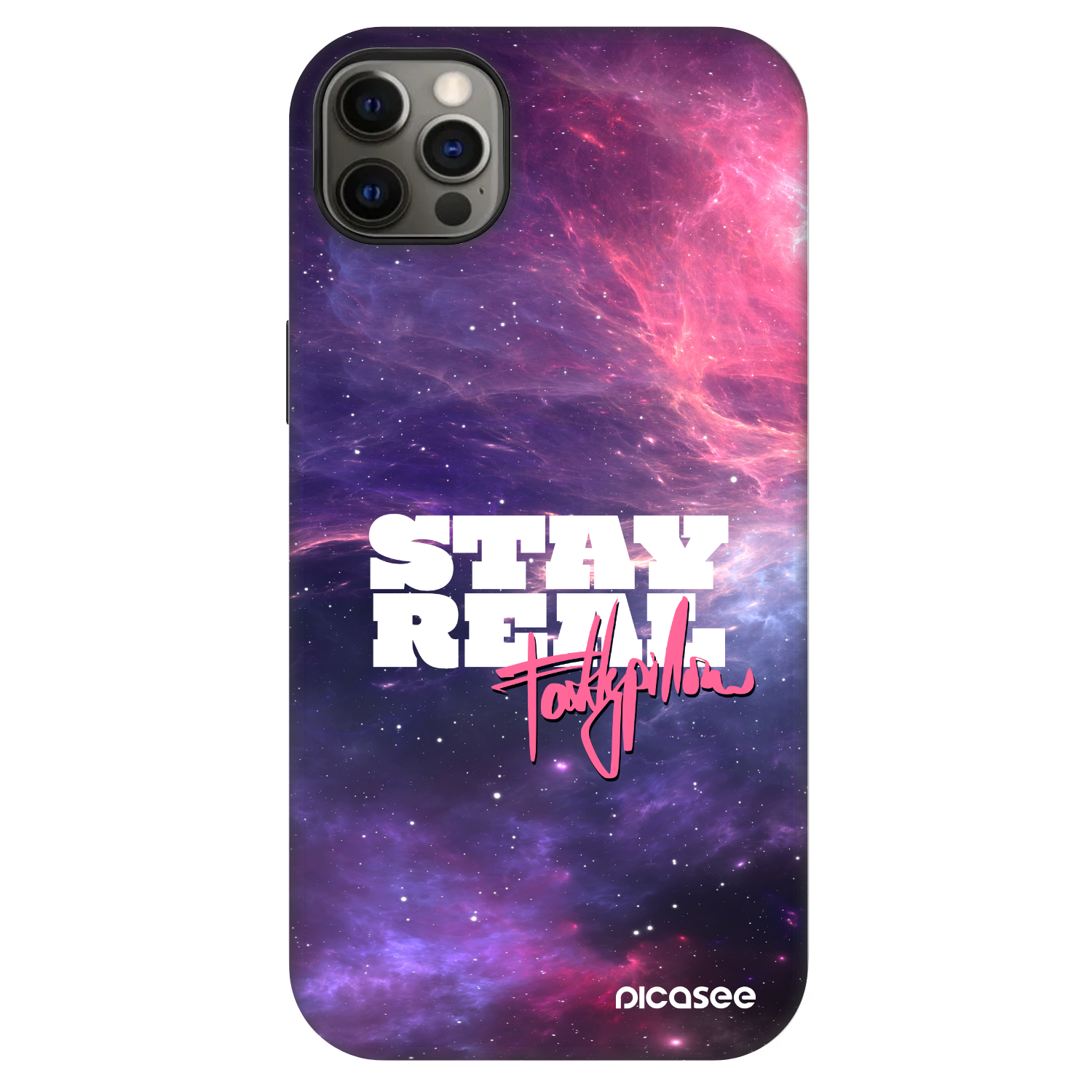 Picasee Fashion Case MagSafe Apple iPhone 12 Pro Max - Stay Real