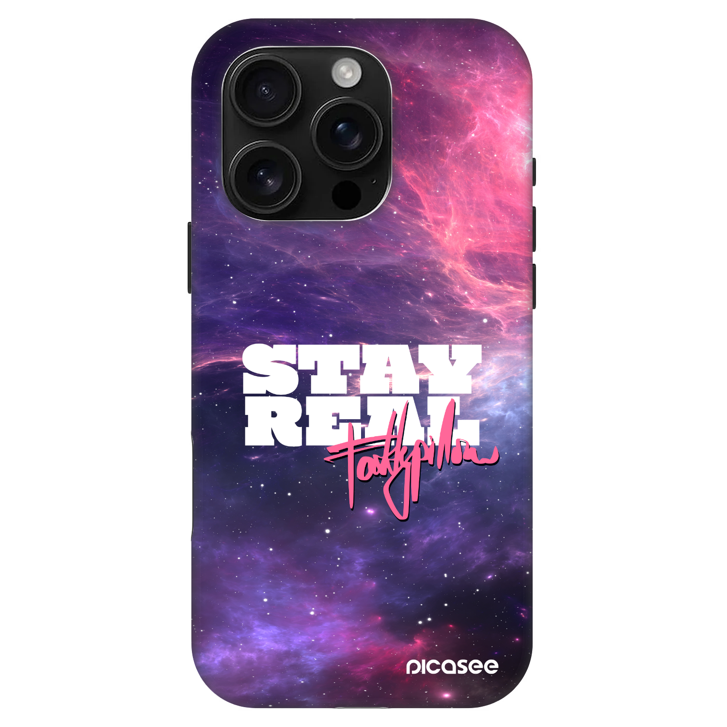 Picasee Fashion Case MagSafe Apple iPhone 16 Pro - Stay Real