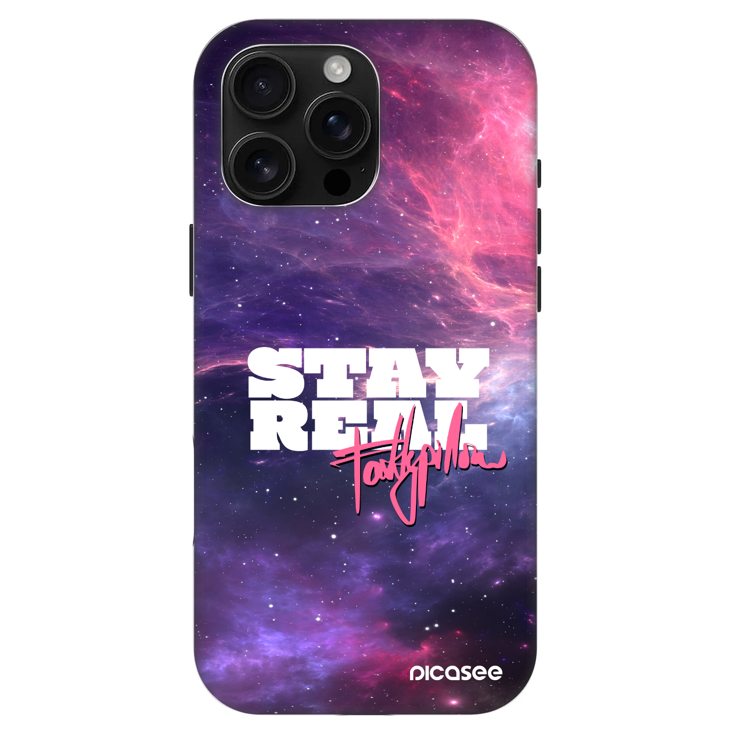 Picasee Fashion Case MagSafe Apple iPhone 16 Pro Max - Stay Real