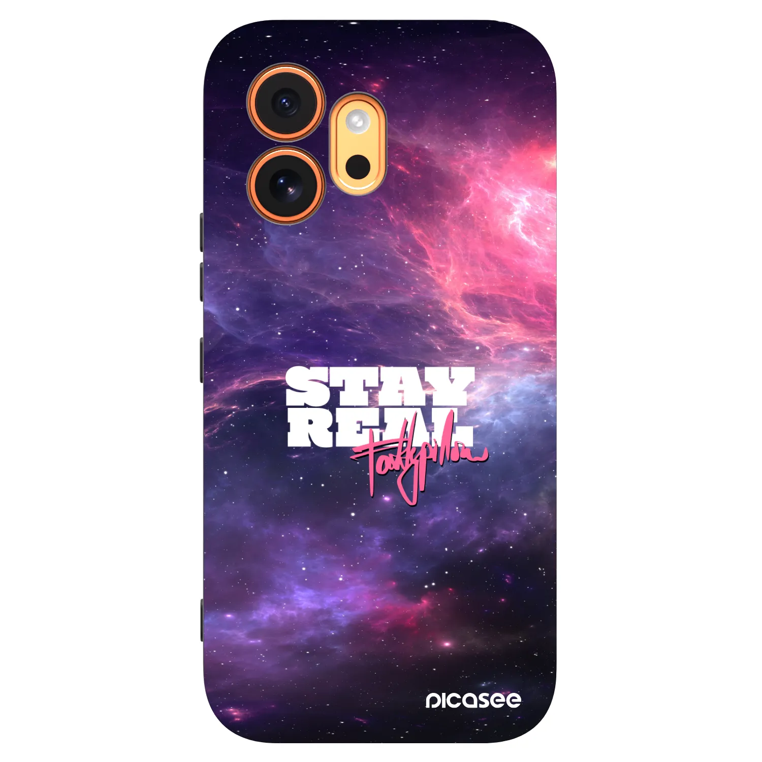 Picasee silikonový černý obal pro Honor 600 - Stay Real