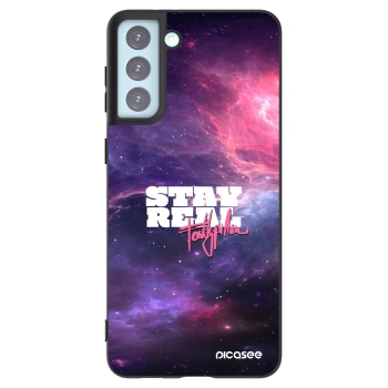 Picasee silikonový černý obal pro Samsung Galaxy S21+ 5G G996F - Stay Real