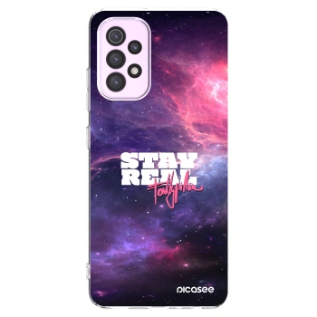 Picasee silikonový průhledný obal pro Samsung Galaxy A32 5G A326B - Stay Real