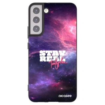 Picasee silikonový černý obal pro Samsung Galaxy S22+ 5G - Stay Real