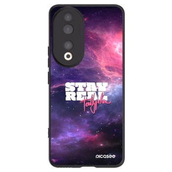 Picasee silikonový černý obal pro Honor 90 5G - Stay Real