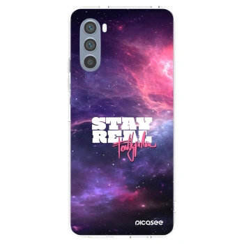 Picasee silikonový průhledný obal pro Motorola Moto G62 - Stay Real