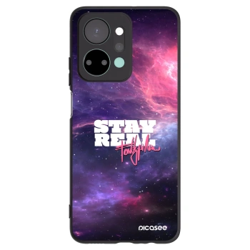 Picasee silikonový černý obal pro Honor X7a - Stay Real