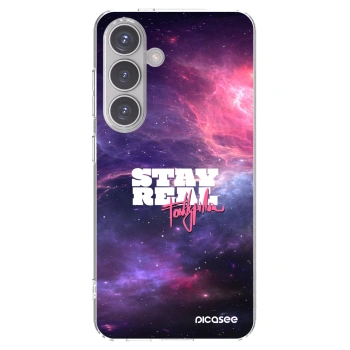 Picasee silikonový průhledný obal pro Samsung Galaxy S24 S921B 5G - Stay Real