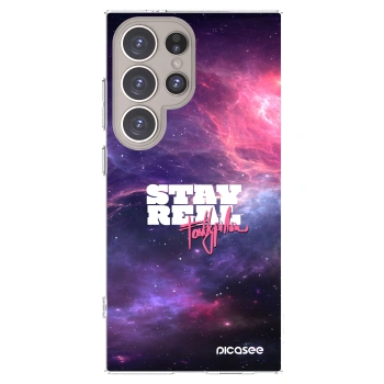 Picasee silikonový průhledný obal pro Samsung Galaxy S24 Ultra S928B 5G - Stay Real