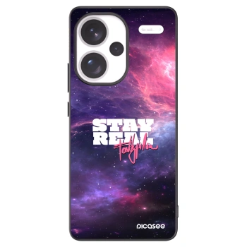 Picasee silikonový černý obal pro Xiaomi Redmi Note 13 Pro+ 5G - Stay Real