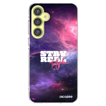 Picasee silikonový průhledný obal pro Samsung Galaxy A35 5G A356B - Stay Real